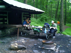Appalachian Trail Pine Knob Shelter Appalachian Trail Pine Knob Shelter