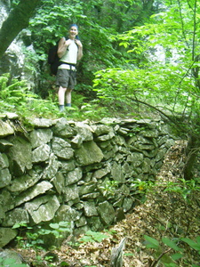Appalachian Trail Rock work, Jamie