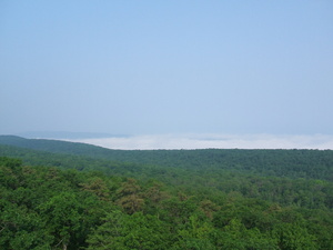 Appalachian Trail From Catfish Fire tower (41.047592, -74.972445) Appalachian Trail From Catfish Fire tower (41.047592, -74.972445)