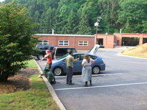 Appalachian Trail North end of the Delaware Water Gap bridge. I-80 Appalachian Trail North end of the Delaware Water Gap bridge. I-80