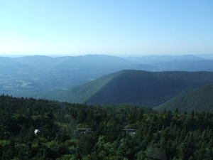 Appalachian Trail View from Mount Graylock Tower Appalachian Trail View from Mount Graylock Tower