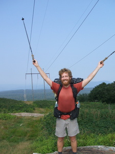 Appalachian Trail Hiker Two Lions, Powerline (42.795109, -73.138718) Appalachian Trail Hiker Two Lions, Powerline (42.795109, -73.138718)