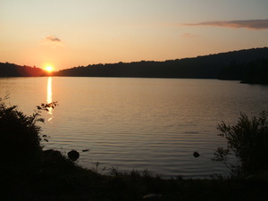Appalachian Trail Stratton Pond, Sunset - 8 minutes later Appalachian Trail Stratton Pond, Sunset - 8 minutes later