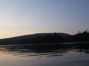 Appalachian Trail Stratton Pond, Sun has set Appalachian Trail Stratton Pond, Sun has set