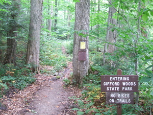 Appalachian Trail Entering Gifford Woods State Park Appalachian Trail Entering Gifford Woods State Park