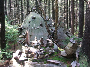 Appalachian Trail Rock Monument Appalachian Trail Rock Monument