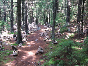 Appalachian Trail Rock Monument, Probably near White Rocks Cliff (43.432728,-72.943303) Appalachian Trail Rock Monument, Probably near White Rocks Cliff (43.432728,-72.943303)