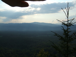 Appalachian Trail With hand Appalachian Trail With hand