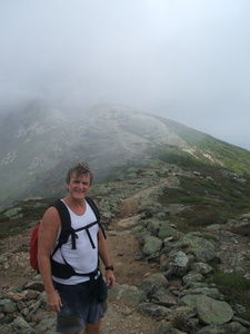 Appalachian Trail Hiker & Fog Appalachian Trail Hiker & Fog