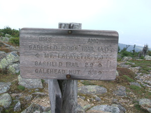 Appalachian Trail Map 3, Mt Lafayette, 5.8 miles to Galehead Hut Appalachian Trail Map 3, Mt Lafayette, 5.8 miles to Galehead Hut