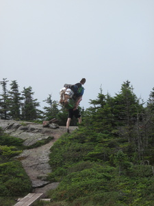 Appalachian Trail Trail Maintenance Worker with HEAVY pack Appalachian Trail Trail Maintenance Worker with HEAVY pack