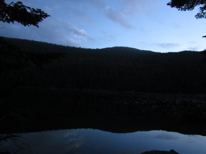 Appalachian Trail Speck Pond at sunset Appalachian Trail Speck Pond at sunset