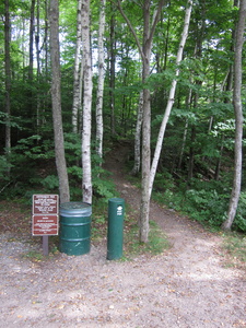 Appalachian Trail Litter Can, Sign Appalachian Trail Litter Can, Sign
