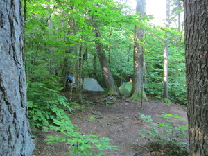 Appalachian Trail Wilson Vally Lean-to campsite Appalachian Trail Wilson Vally Lean-to campsite