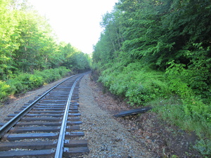Appalachian Trail Canadian Pacific Railroad tracks Appalachian Trail Canadian Pacific Railroad tracks