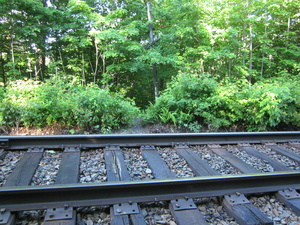 Appalachian Trail Canadian Pacific Railroad tracks Appalachian Trail Canadian Pacific Railroad tracks