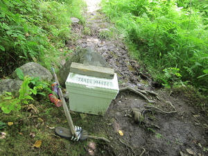 Appalachian Trail Trail Magic cooler - Thanks for the Orange Juice! Appalachian Trail Trail Magic cooler - Thanks for the Orange Juice!