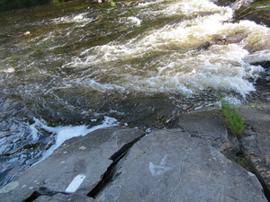 Appalachian Trail Bald Mountain Stream ford, South side Appalachian Trail Bald Mountain Stream ford, South side
