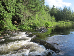 Appalachian Trail Bald Mountain Stream ford, South side Appalachian Trail Bald Mountain Stream ford, South side