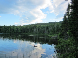 Appalachian Trail At Moxie Bald Lean-to Appalachian Trail At Moxie Bald Lean-to