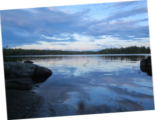Appalachian Trail Sunset at Moxie Bald Lean-to campsite Appalachian Trail Sunset at Moxie Bald Lean-to campsite