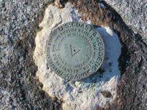 Appalachian Trail US Geodedic Survey Marker