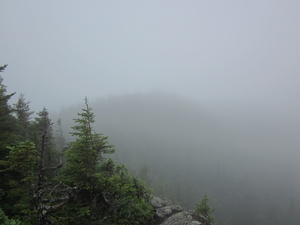 Appalachian Trail Socked in viewpoint