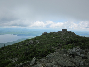 Appalachian Trail Remains of old lookout hut