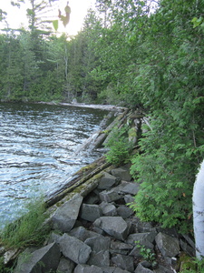 Appalachian Trail The trail is right next to the beaver dam Appalachian Trail The trail is right next to the beaver dam