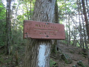 Appalachian Trail To waterfall on Pierce Pond Stream Appalachian Trail To waterfall on Pierce Pond Stream