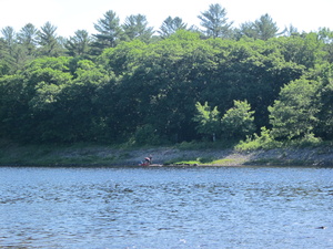Appalachian Trail Kennebec River Ferry - far side Appalachian Trail Kennebec River Ferry - far side