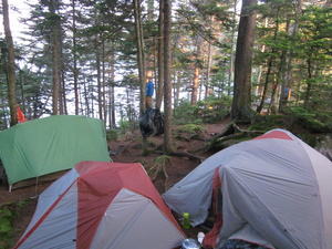 Appalachian Trail Cloud Pond tents Appalachian Trail Cloud Pond tents