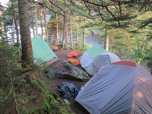 Appalachian Trail Cloud Pond tents Appalachian Trail Cloud Pond tents