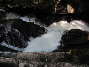 Appalachian Trail A creek (and my shoe)