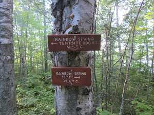 Appalachian Trail Rainbow Spring Tentsite