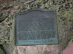 Appalachian Trail Baxter Peak on Mount Katadin & Me